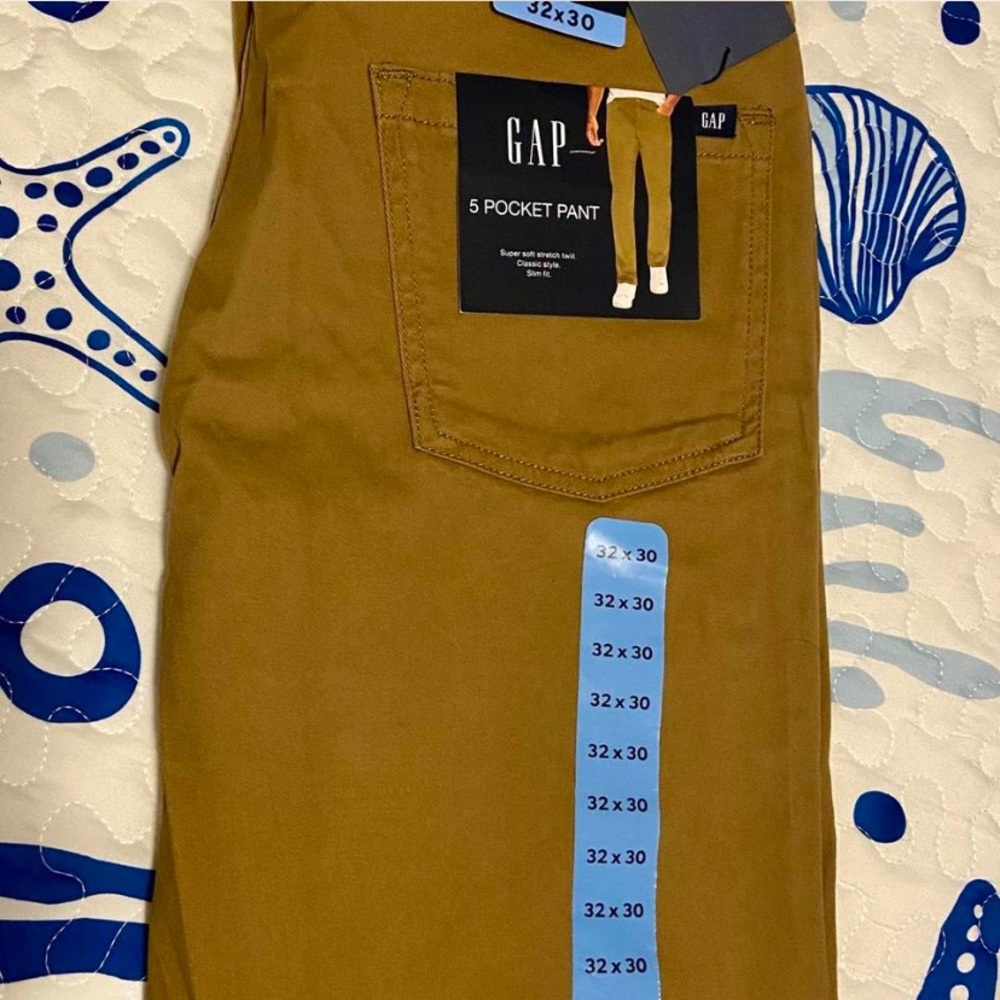 GAP 5 Pocket Pants in khaki